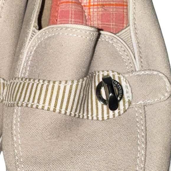 Grasshoppers Loafers Women’s Size 8.5 W Tan Canvas Slip On Comfort Shoes - Picture 2 of 9